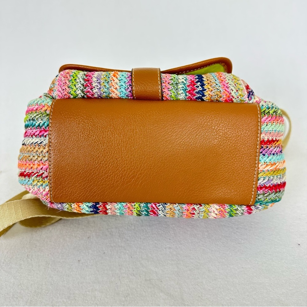 LILY BLOOM Party Favor Fun Colorful Straw Purse Shoulder Crossbody Handbag - Picture 16 of 16